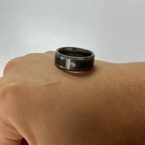 MenTriton tungsten carbide ring. Size 7